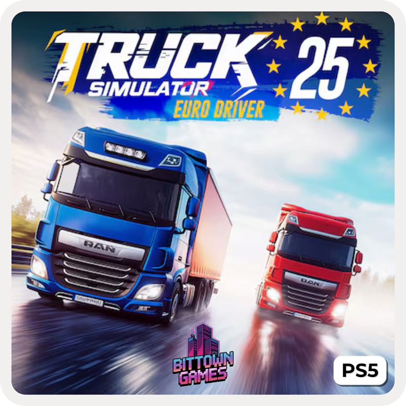Truck Simulator 25: Euro Driver PS5 Mídia Digital