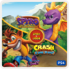 Crash Bandicoot + Spyro The Dragon Trilogias PS4 Mídia Digital