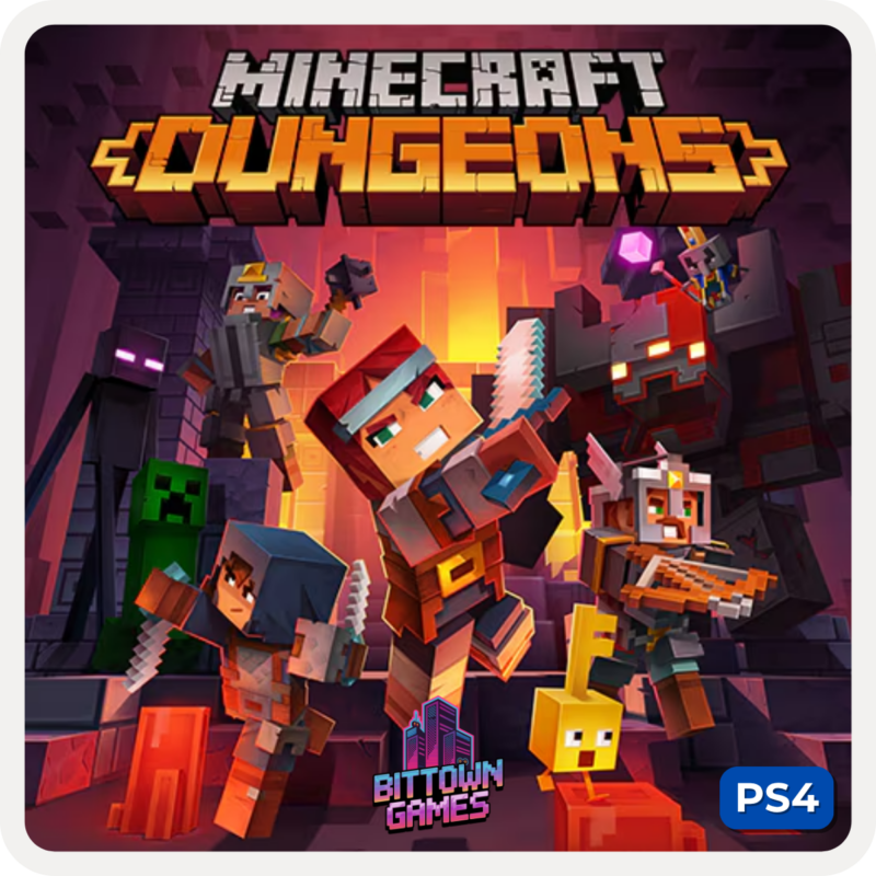 Minecraft Dungeons PS5 Mídia Digital