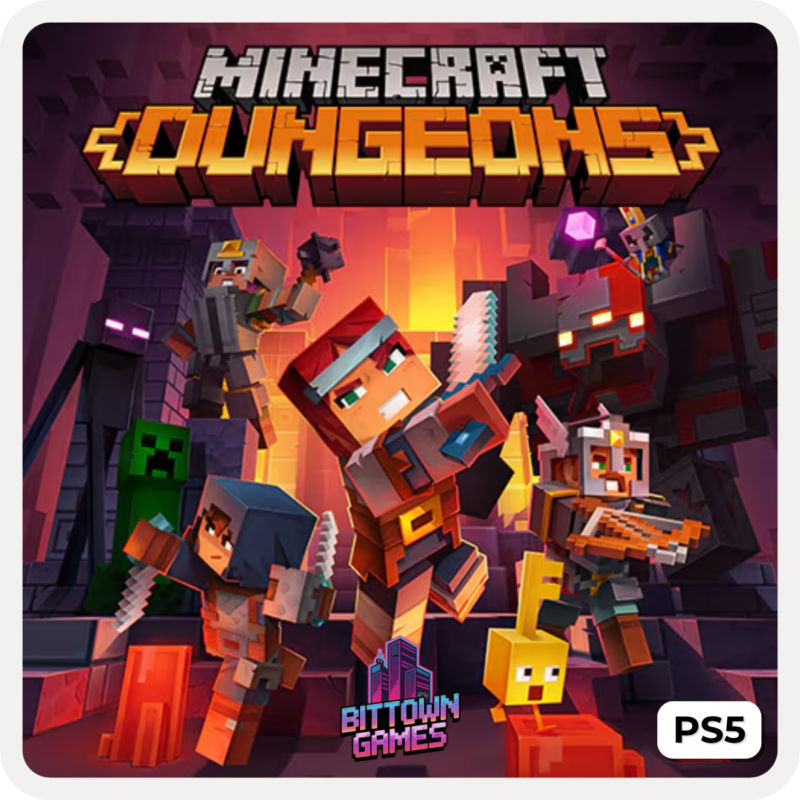 Minecraft Dungeons PS5 Mídia Digital