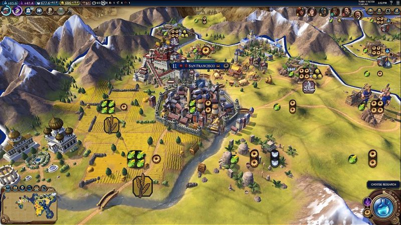Sid Meier's Civilization VI PS5 Mídia Digital